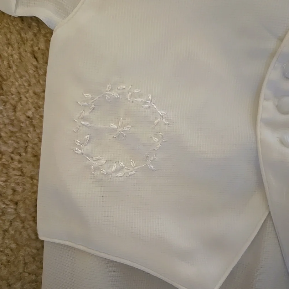 Vintage Baby boys 3 piece christening/ baptism outfit